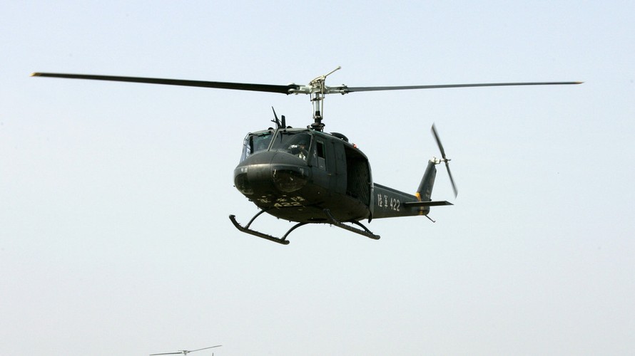Trực thăng quân sự UH-1của Đài Loan. Ảnh: Reuters