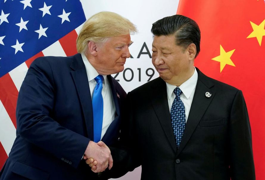 Chủ tịch Trung Quốc Tập Cận Bình và Tổng thống Mỹ Donald Trump. Ảnh: Reuters