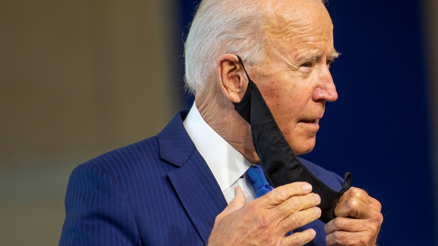 Ông Joe Biden xuất hiện tại buổi vận động tranh cử ở Philadelphia. Ảnh: Reuters