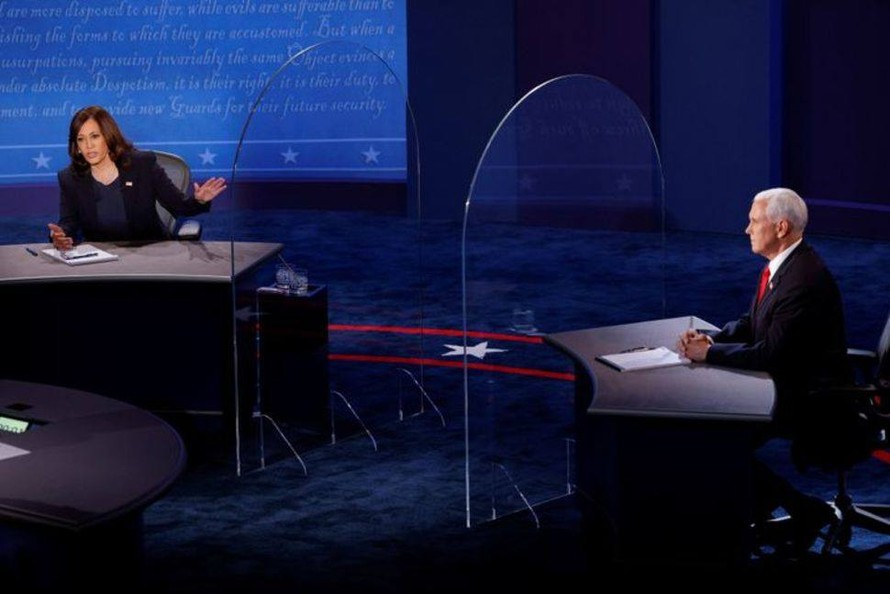 Hai ứng viên Mike Pence và Kamala Harris. Ảnh: Reuters