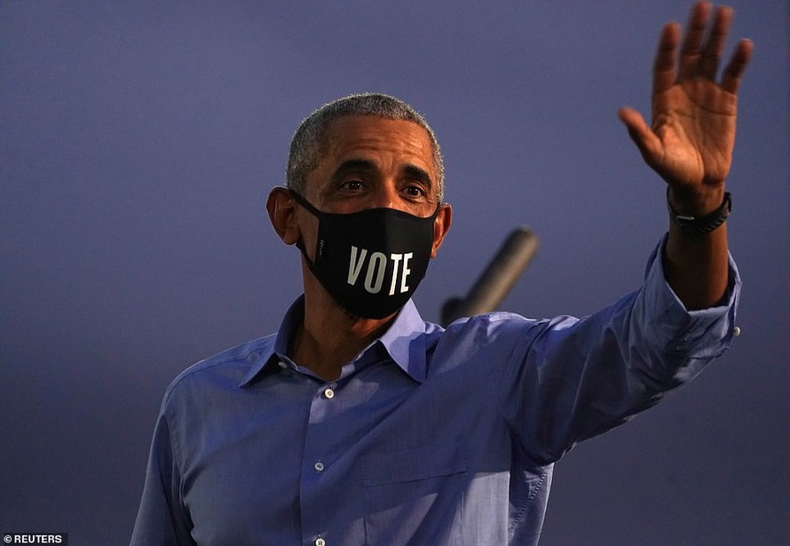 Ông Obama trong sự kiện ngày 21/10. Ảnh: Reuters