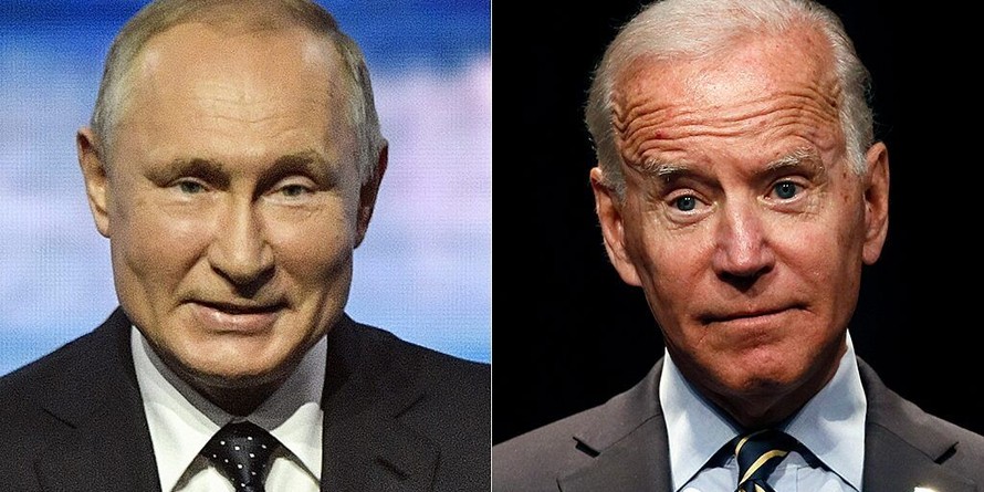 Tổng thống Nga Vladimir Putin (trái) và ông Joe Biden (phải). Ảnh: Fox News