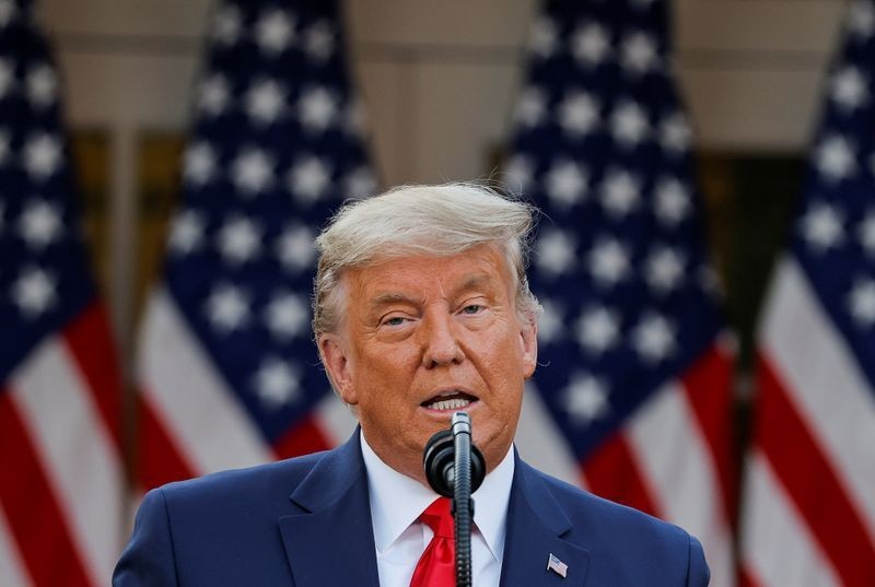 Hình ảnh mới nhất của ông Trump. Ảnh: Reuters