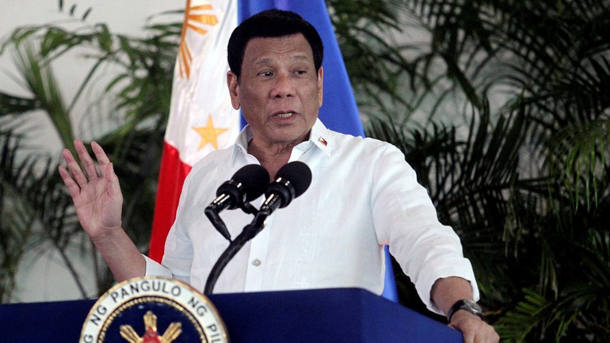 Tổng thống Rodrigo Duterte. Ảnh: Reuters