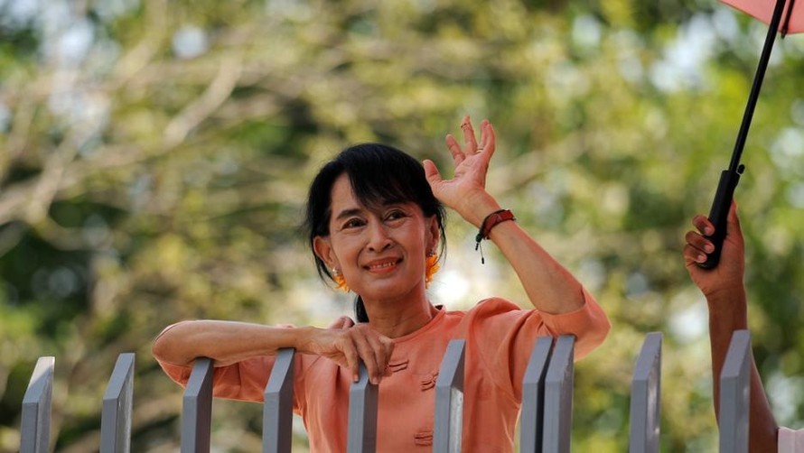 Bà Aung San Suu Kyi. Ảnh: PRI
