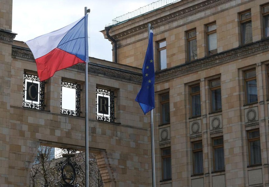 Đại sứ quán Séc tại Moscow. Ảnh: Reuters