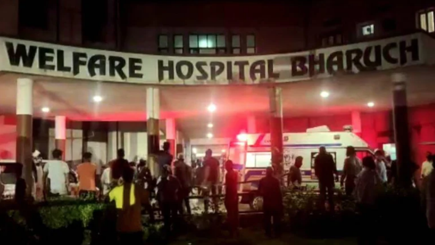 Bệnh viện nơi xảy ra vụ cháy. Ảnh: India Today