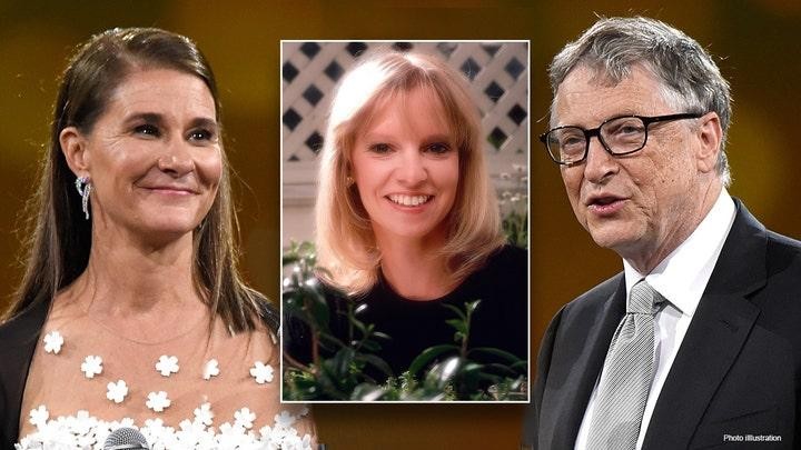Từ phải sang: Tỉ phú Bill Gates, bạn gái cũ Ann Winblad và vợ Melinda French.