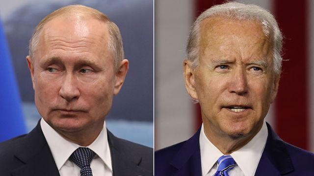 Hai ông Putin - Biden. Ảnh: BBC