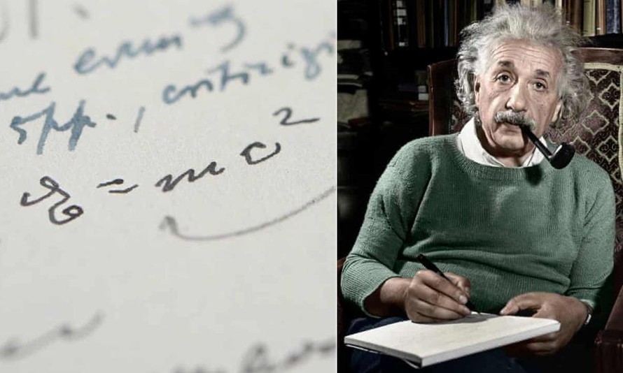 Thiên tài Albert Einstein và phương trình nổi tiếng thế giới. 
