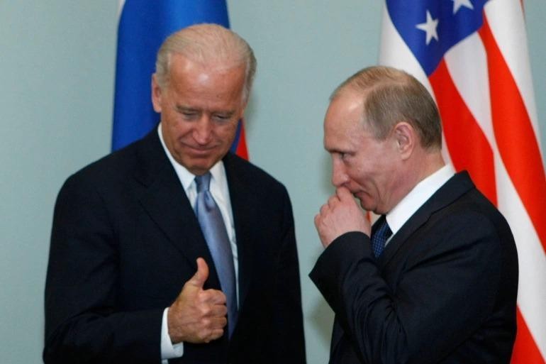 Hai ông Putin - Biden. Ảnh: AP