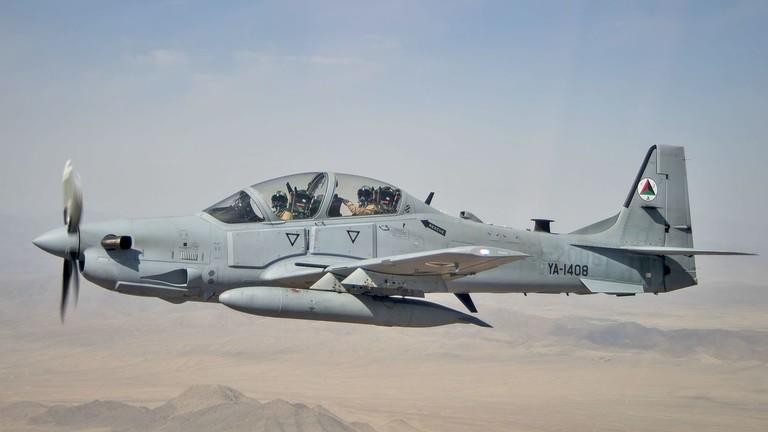 Một máy bay quân sự của Afghanistan. Ảnh: US Air Force