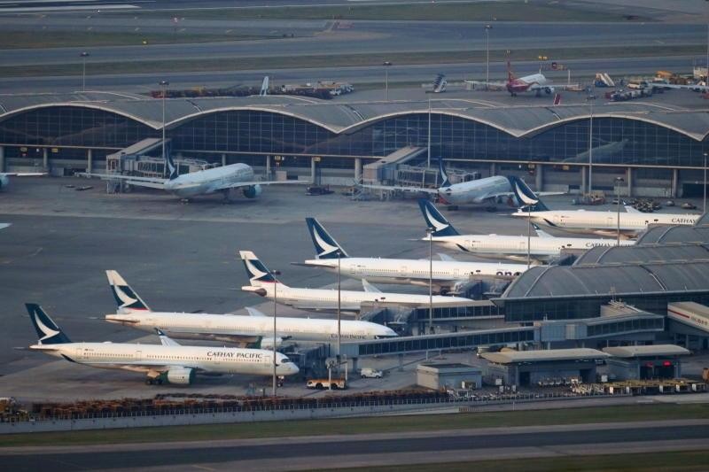 Sân bay Hồng Kông. Ảnh: Reuters