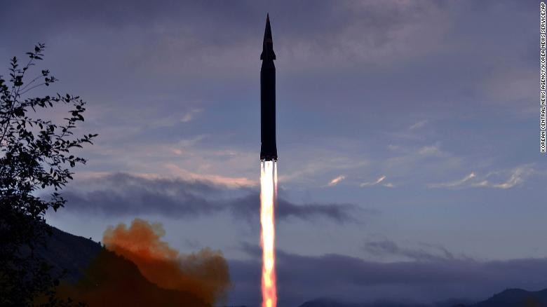 Hình ảnh vụ thử tên lửa mới nhất của Triều Tiên. Ảnh: AP