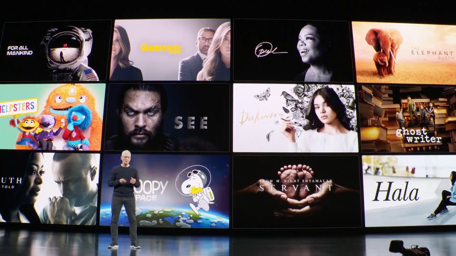 Dịch vụ Apple TV+ sẽ ra mắt vào ngày 1/11. Ảnh: Apple.