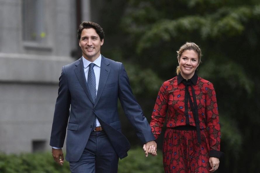 Thủ tướng Canada Justin Trudeau và phu nhân Sophie Grégoire Trudeau. Ảnh: Getty.