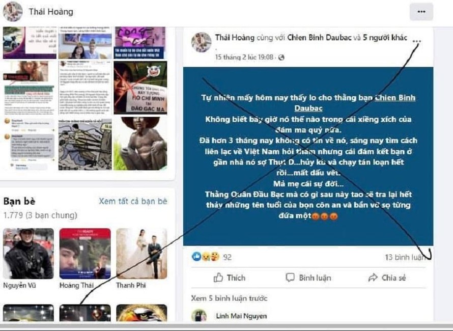 Xác minh danh tính chủ tài khoản Facebook dọa "bắn" Giám đốc Công an tỉnh Quảng Ngãi