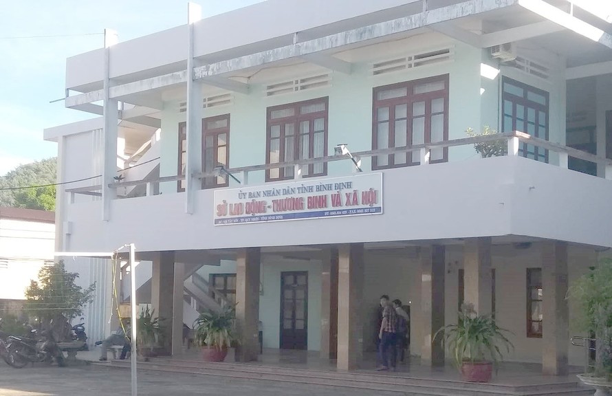 Sở Lao động-Thương binh và Xã hội Bình Định, nơi ông Ân công tác.