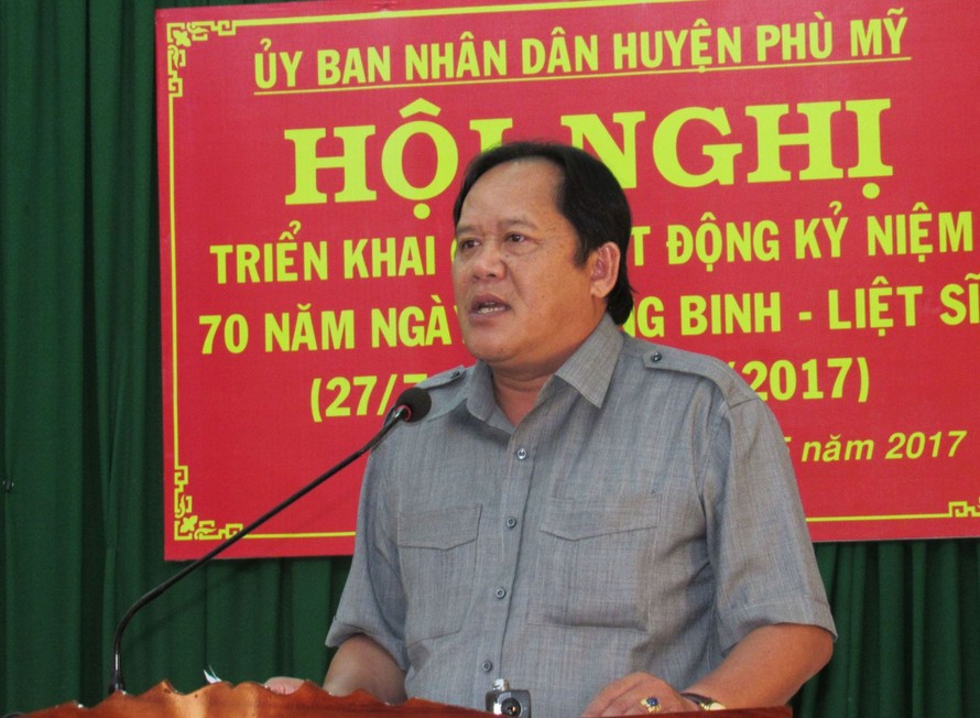 Ông Nguyễn Văn Dũng – Chủ tịch UBND huyện Phù Mỹ 