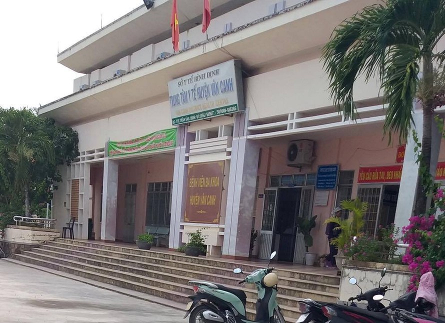 Trung tâm Y tế huyện Vân Canh. Ảnh: A.H