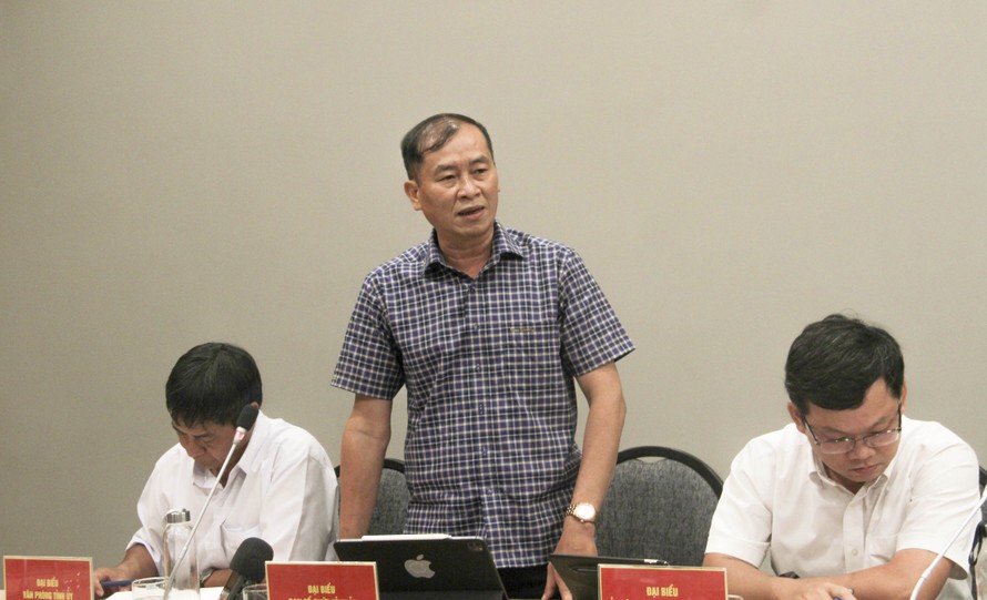 Ông Lê Minh Tuấn - Phó Trưởng Ban Tổ chức Tỉnh ủy Bình Định. Ảnh: Trương Định