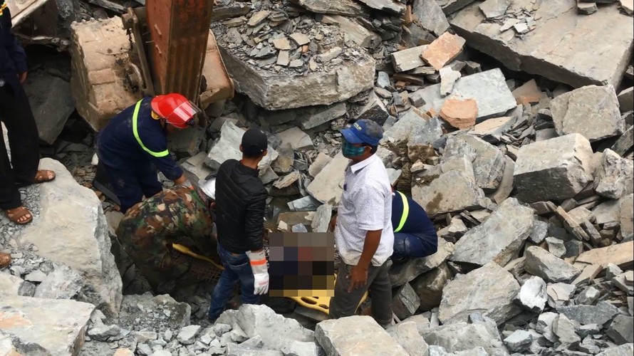 Vụ sạt lở mỏ đá ở Đà Nẵng khiến một nạn nhân tử vong