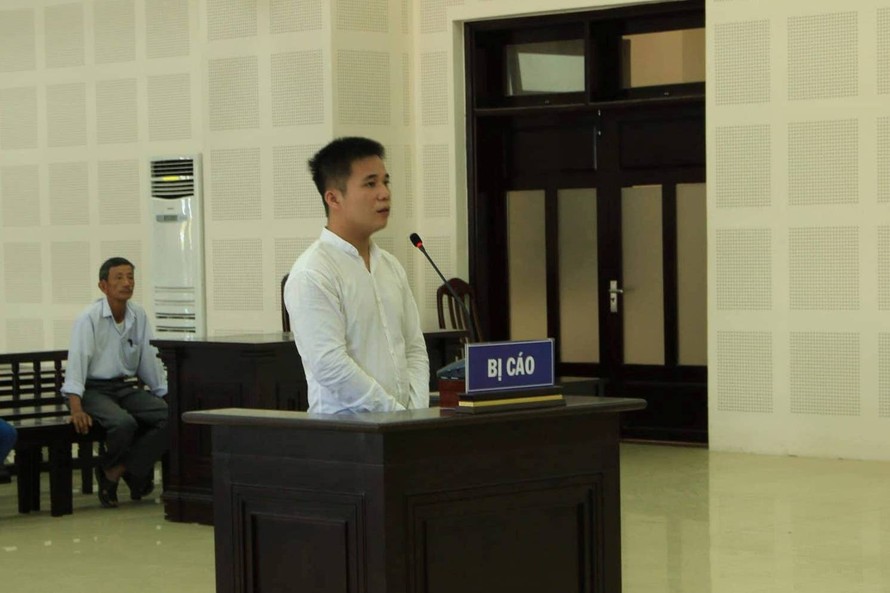 Bị cáo Nguyễn Hữu Bình tại tòa
