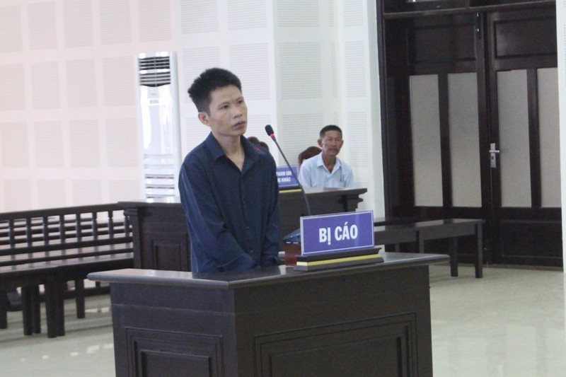 Bị cáo Nguyễn Duy Khánh tại tòa