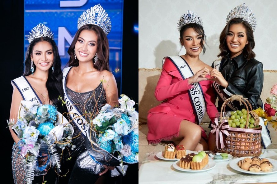 Ngắm sắc vóc 2 mỹ nhân giành ngôi vị cao nhất của Miss Cosmo 2024