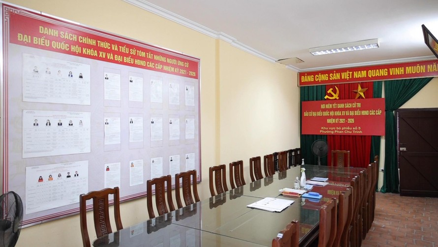 Địa điểm niêm yết danh sách cử tri mang ý nghĩa lịch sử ở Hà Nội