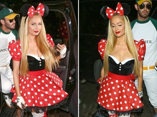 Paris Hilton hóa 'nàng chuột' quyến rũ đón Halloween