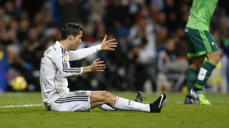 Ronaldo giờ rất thiếu hiệu quả trên chấm đá phạt.