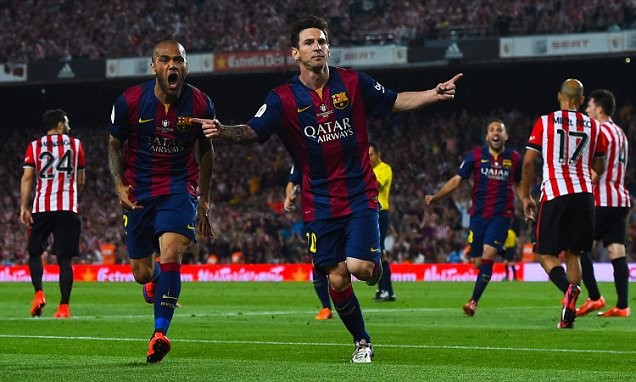Messi tỏa sáng rực rỡ giúp Barcelona đoạt Cúp Nhà Vua.