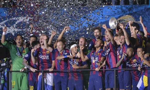 Barcelona lần thứ 5 lên ngôi vô địch châu Âu.