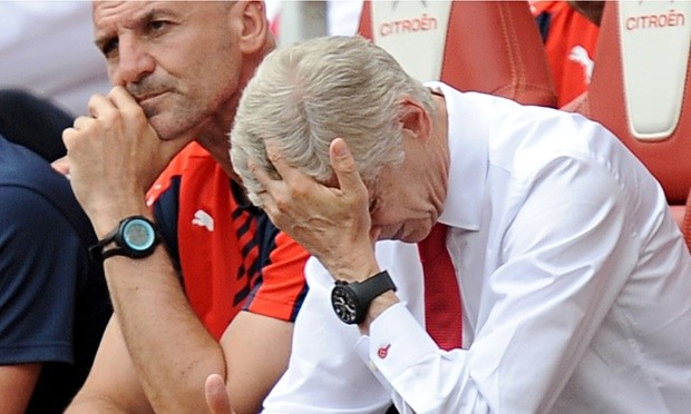 Wenger thất vọng với kết quả trận mở màn.