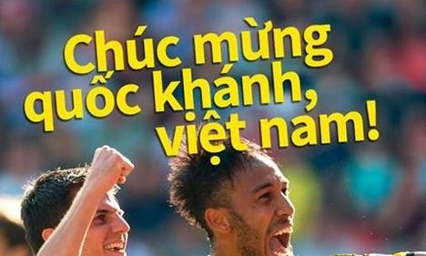 Dortmund chúc mừng Quốc khánh Việt Nam.