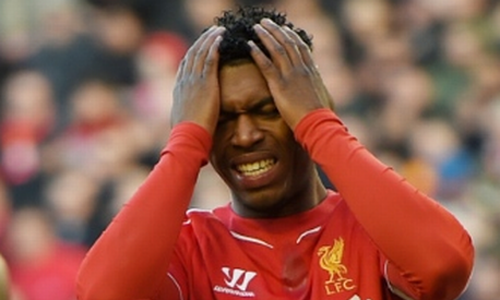 Daniel Sturridge khó có thể ra sân ở trận đấu giữa Liverpool và M.U.