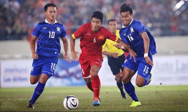 U19 Việt Nam vỡ trận trước người Thái ở hiệp 2. Ảnh: Zing