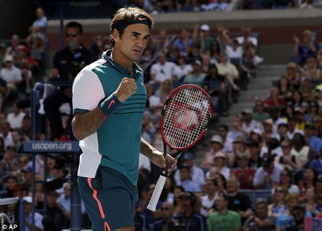 Federer tiếp tục thăng hoa ở tuổi 34.