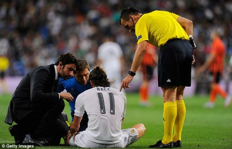 Bale dính chấn thương khá nặng.