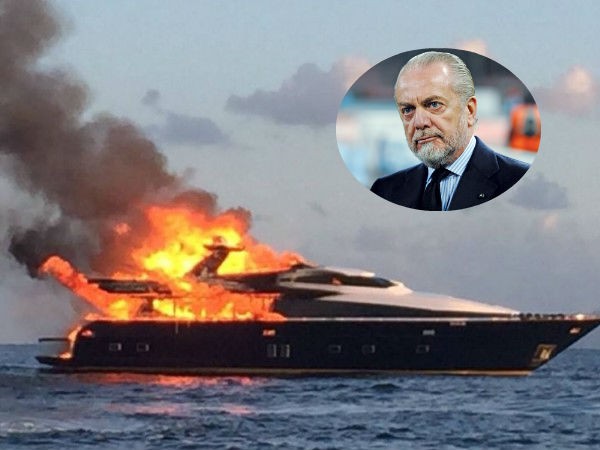 Tỷ phú De Laurentiis suýt chết vì cháy du thuyền.