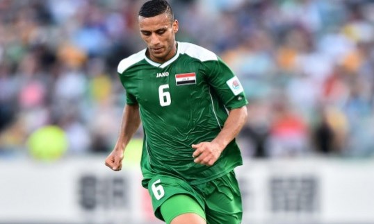 Ali Adnan sẽ cùng đội tuyển Iraq sang Việt Nam.