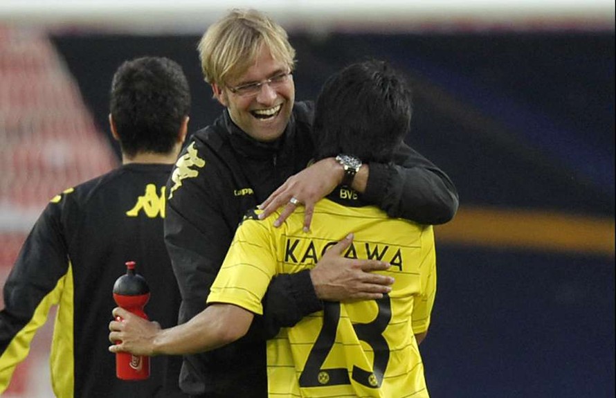 Klopp mang Kagawa tới Liverpool.