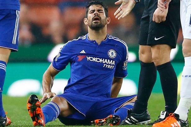 Diego Costa nhập viện vì chấn thương ở xương sườn.