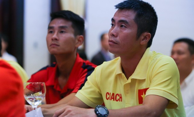 HLV Phạm Minh Đức của U21 Việt Nam.