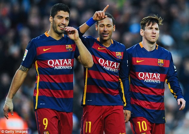 Messi muốn Suarez vào danh sách rút gọn 3 ứng viên cho danh hiệu Quả bóng vàng FIFA 2015. 