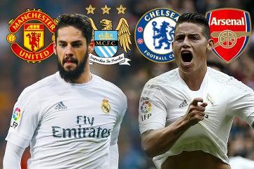 Real Madrid sẵn sàng tống khứ Isco và James.