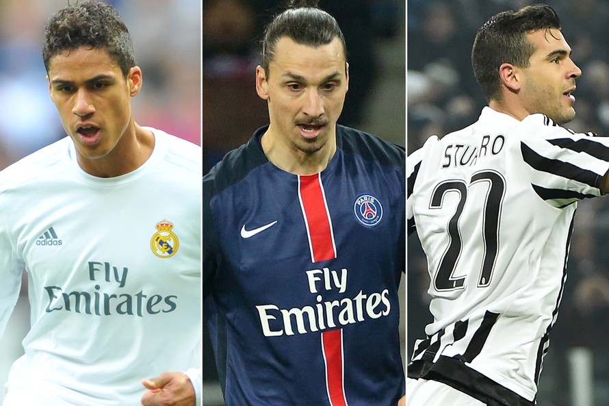 Mourinho đã “chấm” Ztalan Ibrahimovic, Stefano Sturaro và Raphael Varane.