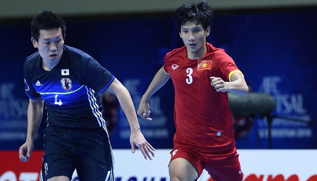 ĐT Futsal Việt Nam thảm bại trước ĐT Futsal Nhật Bản.