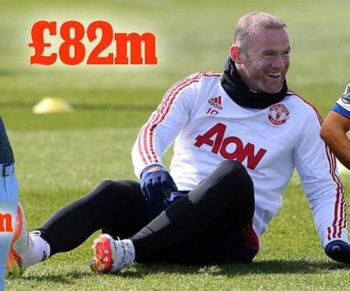 Rooney vẫn giàu nhất trong giới VĐV ở Vương quốc Anh.